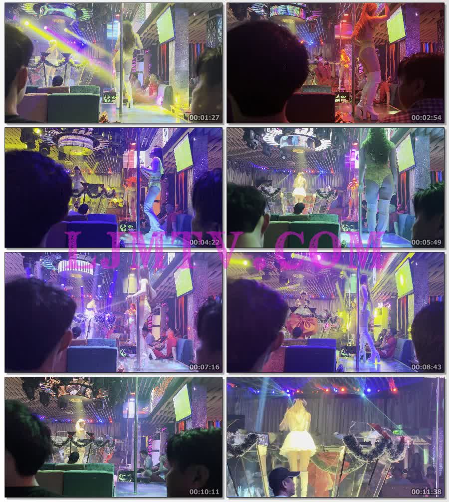 超长白皮靴的网袜黄色高腰裤长发舞女-4K视频