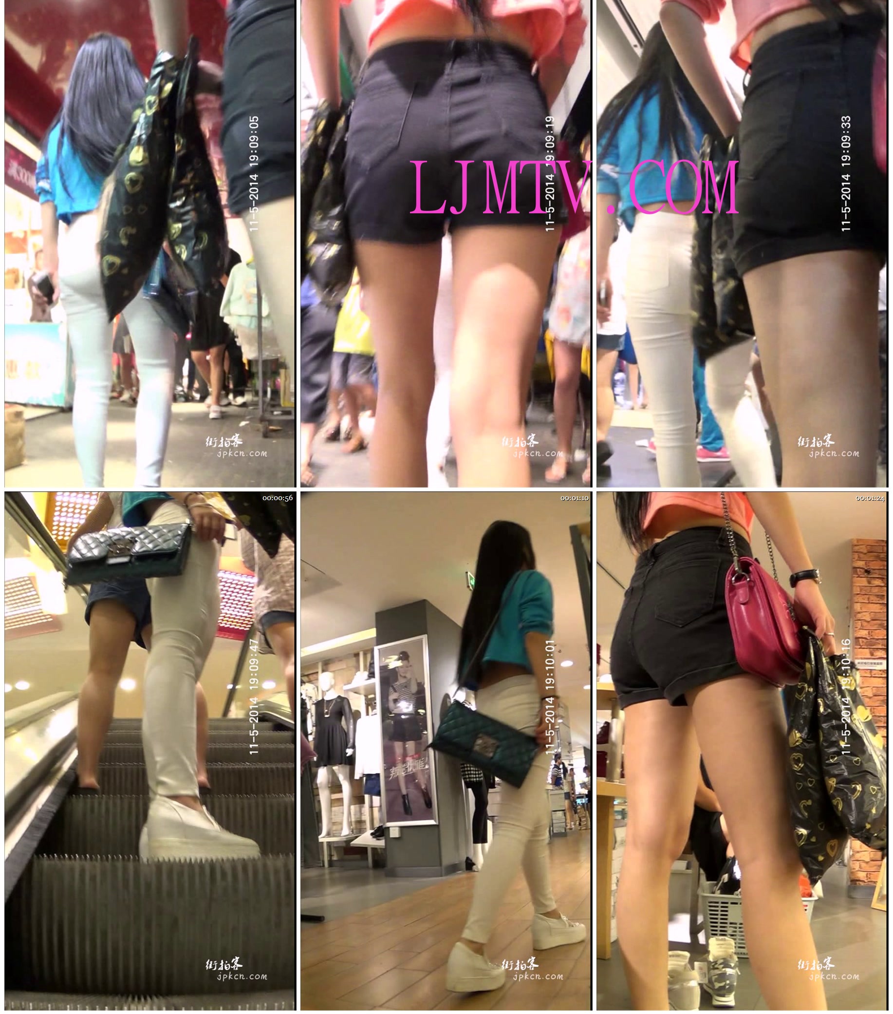 街拍客精选紧身裤热裤全集视频001-200-20141006 (21)