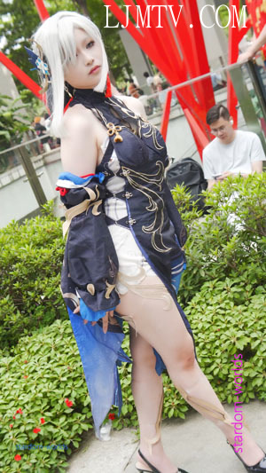 原神旗袍申鹤コスプレCosplay2025五一萤火虫漫展