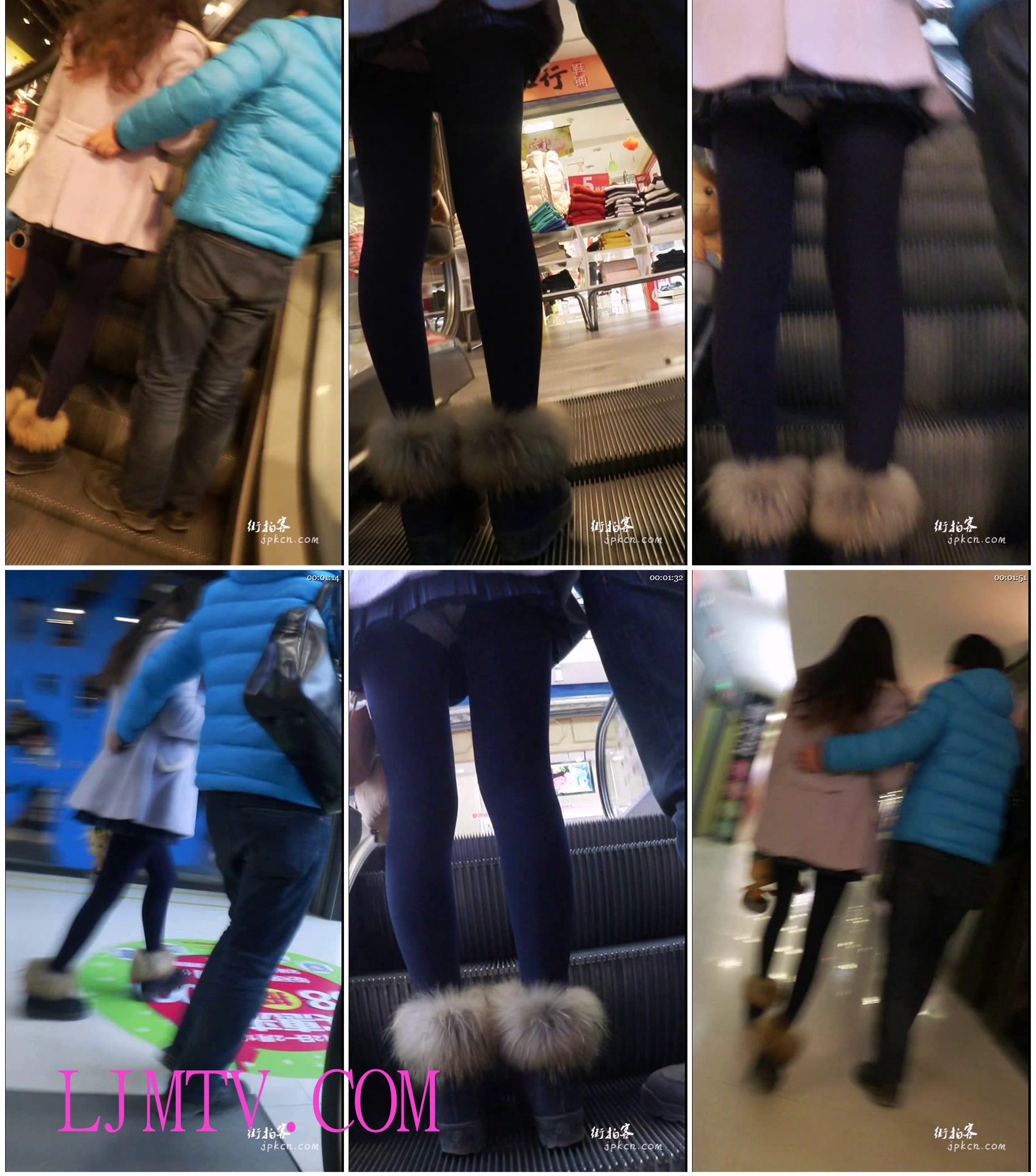 街拍客精选紧身裤热裤全集视频1001-1100-美腿娇气小女友上电梯.
