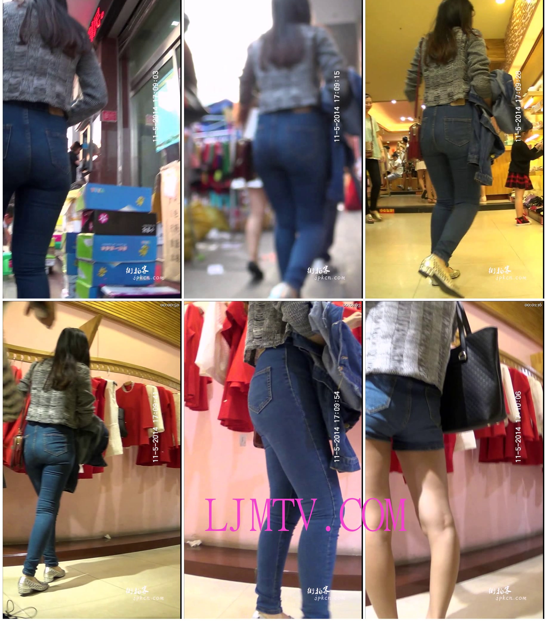 街拍客精选紧身裤热裤全集视频001-200-20141006 (8)