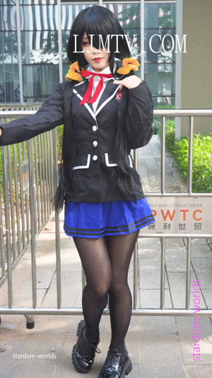デートアライブ时崎狂三制服コスプレ约会大作战Cosplay2023广州漫展CICF