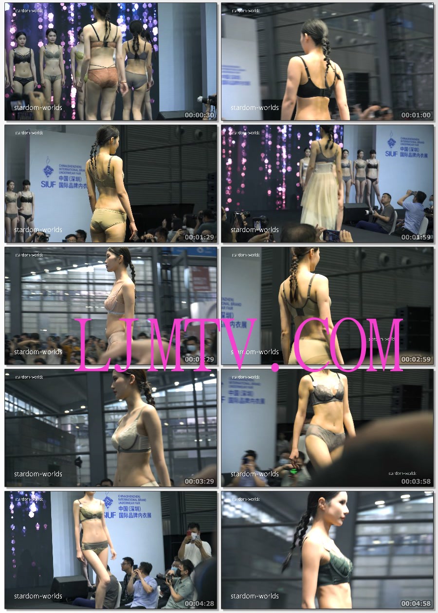 2023深圳内衣展尤莉娅内衣秀美女模特时尚秀场ModelShow下着モデル