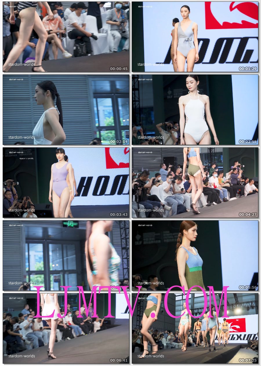 2024深圳内衣展晋江泳装秀宏兴内衣秀性感美女模特时尚走秀Show下着モデル