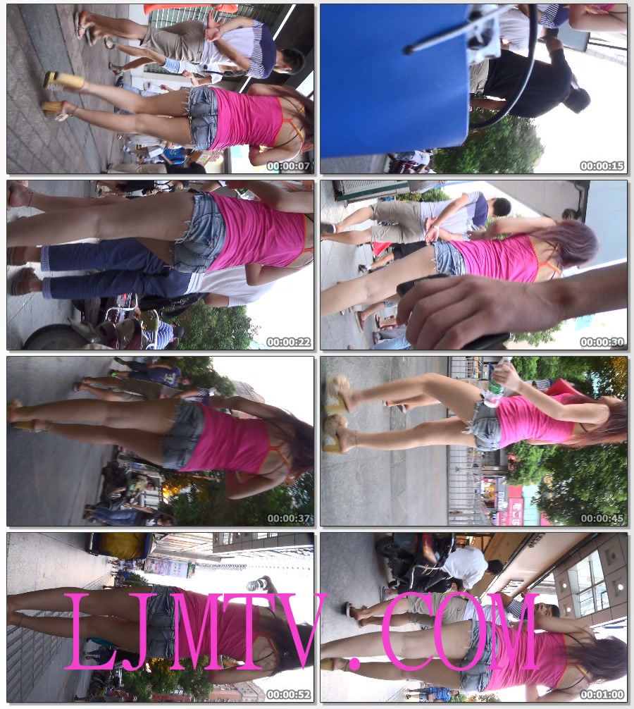 麋小鹿大师2013-2014街拍视频合集2-热裤美腿小妹真性感-02