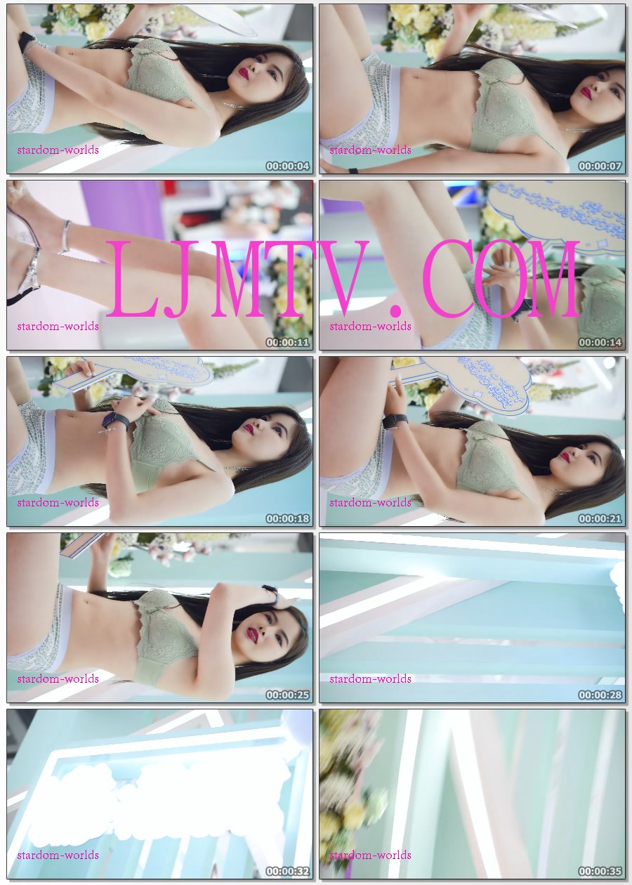 2021深圳内衣展春-32性感美女模特秀场Show下着モデル
