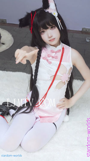 2025萤火虫漫展可爱性感长门旗袍碧蓝航线アズールレーンCosplayコスプレ