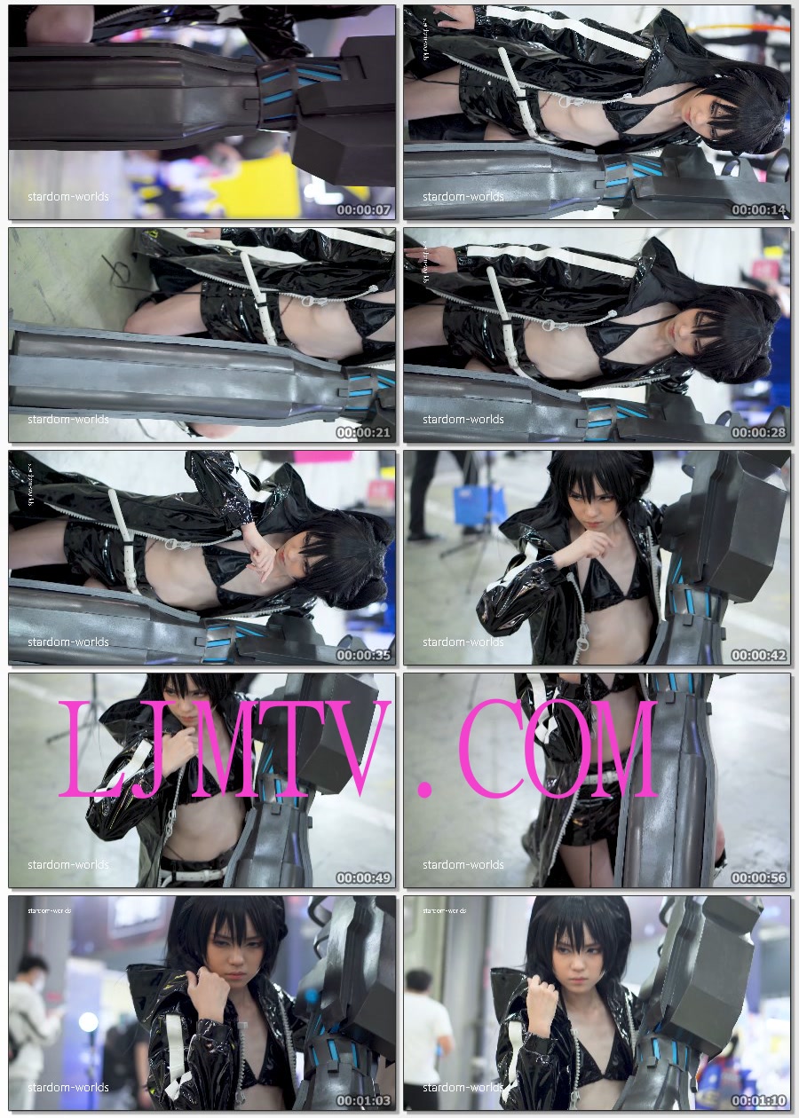 CICF2021初音ミク黑岩射手Cosplay广州漫展