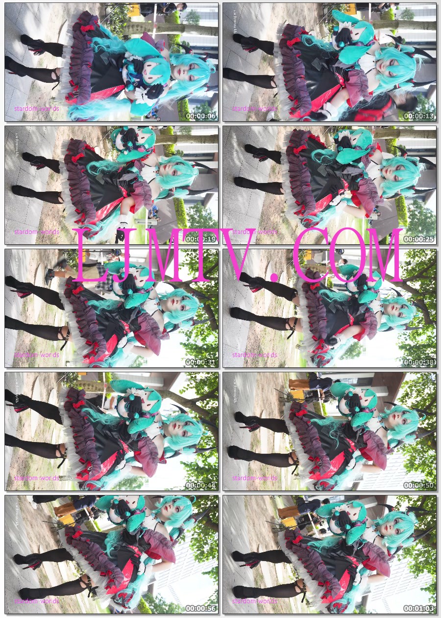 2024广州CICF漫展万圣节初音小恶魔ハロウィン初音ミクcosplayコスプレ
