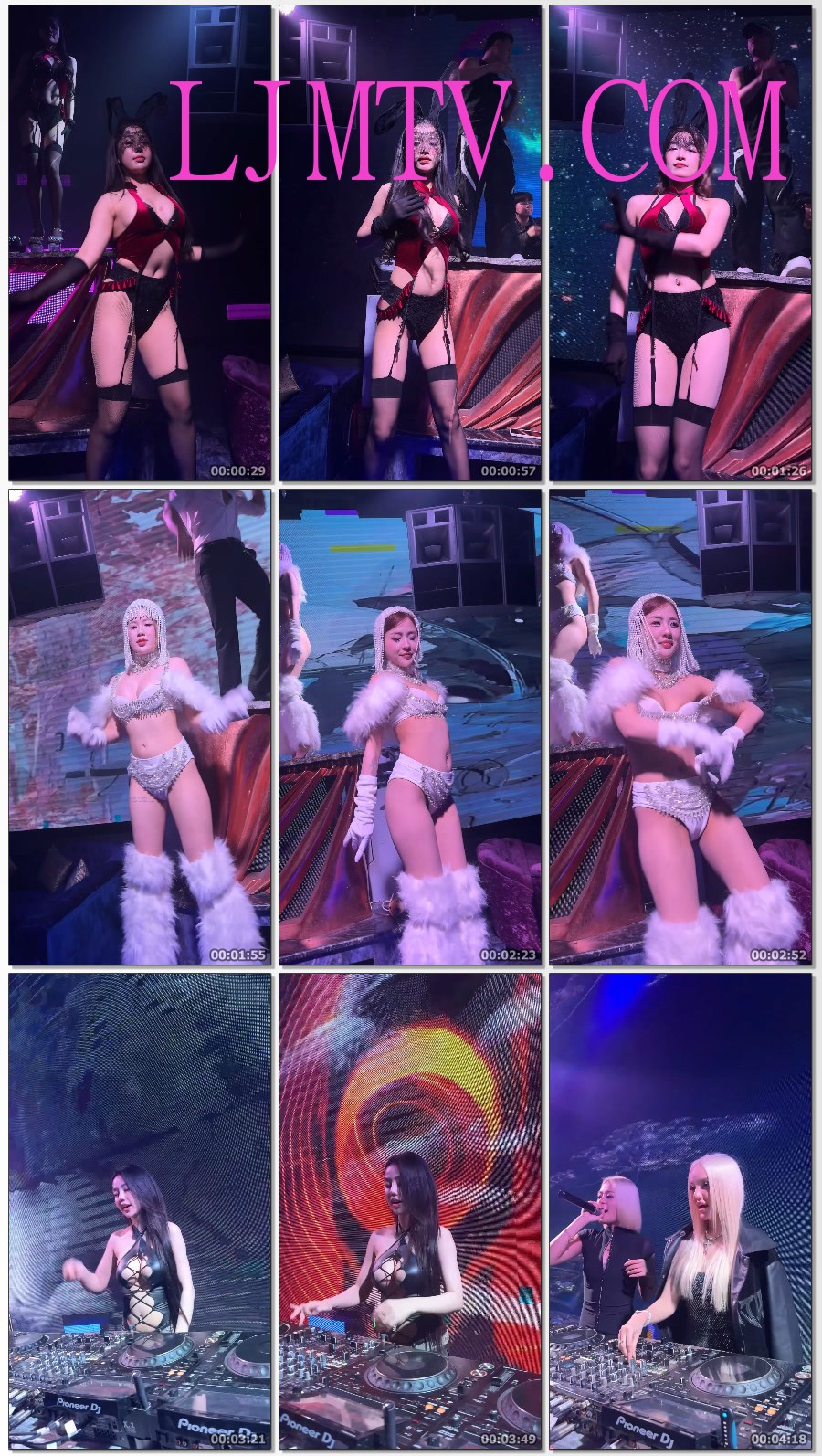 黑纱蒙眼的晚礼服款式裹胸三角裤网袜外面穿吊带黑丝舞女