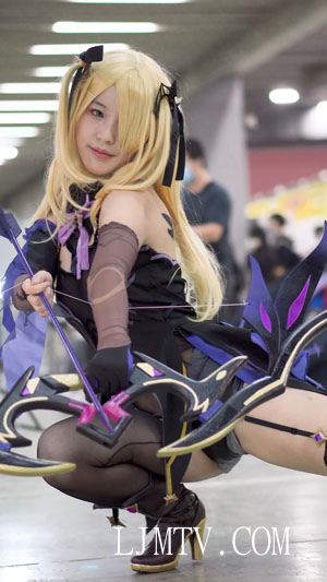 2021广州CICF漫展原神菲谢尔FischlCosplayコスプレ