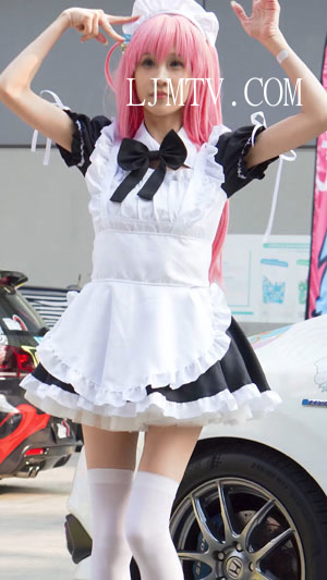 2024深圳改装车展二次元车模舞蹈cosplayコスプレ后藤独吹响吧上低音号