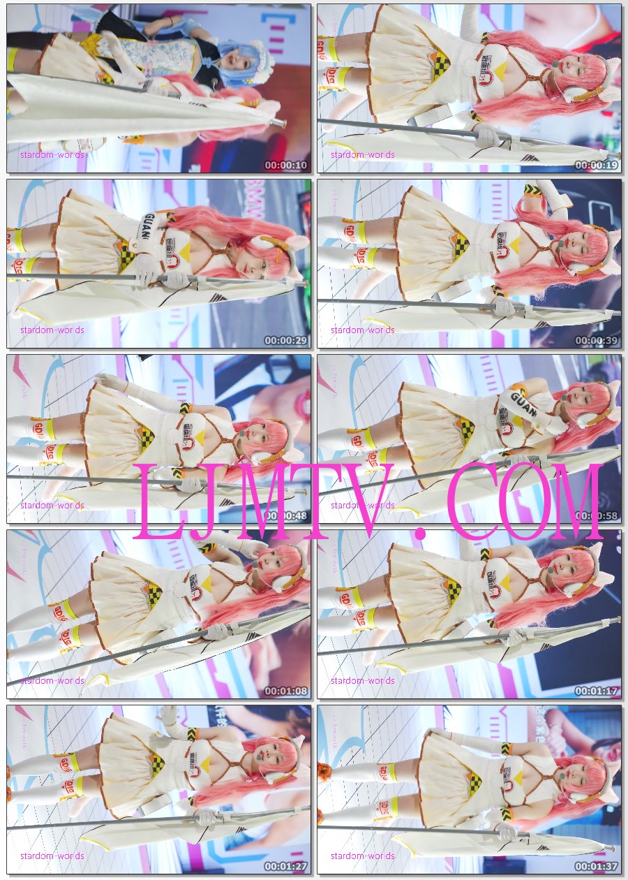 2024深圳改装车展AutoShow二次元车模粤痛组赛车娘cosplayコスプレ