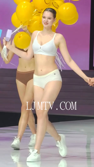 2026SIUF深圳内衣展BIDA贴身服饰设计大赛欧美模特白色文胸走秀-1