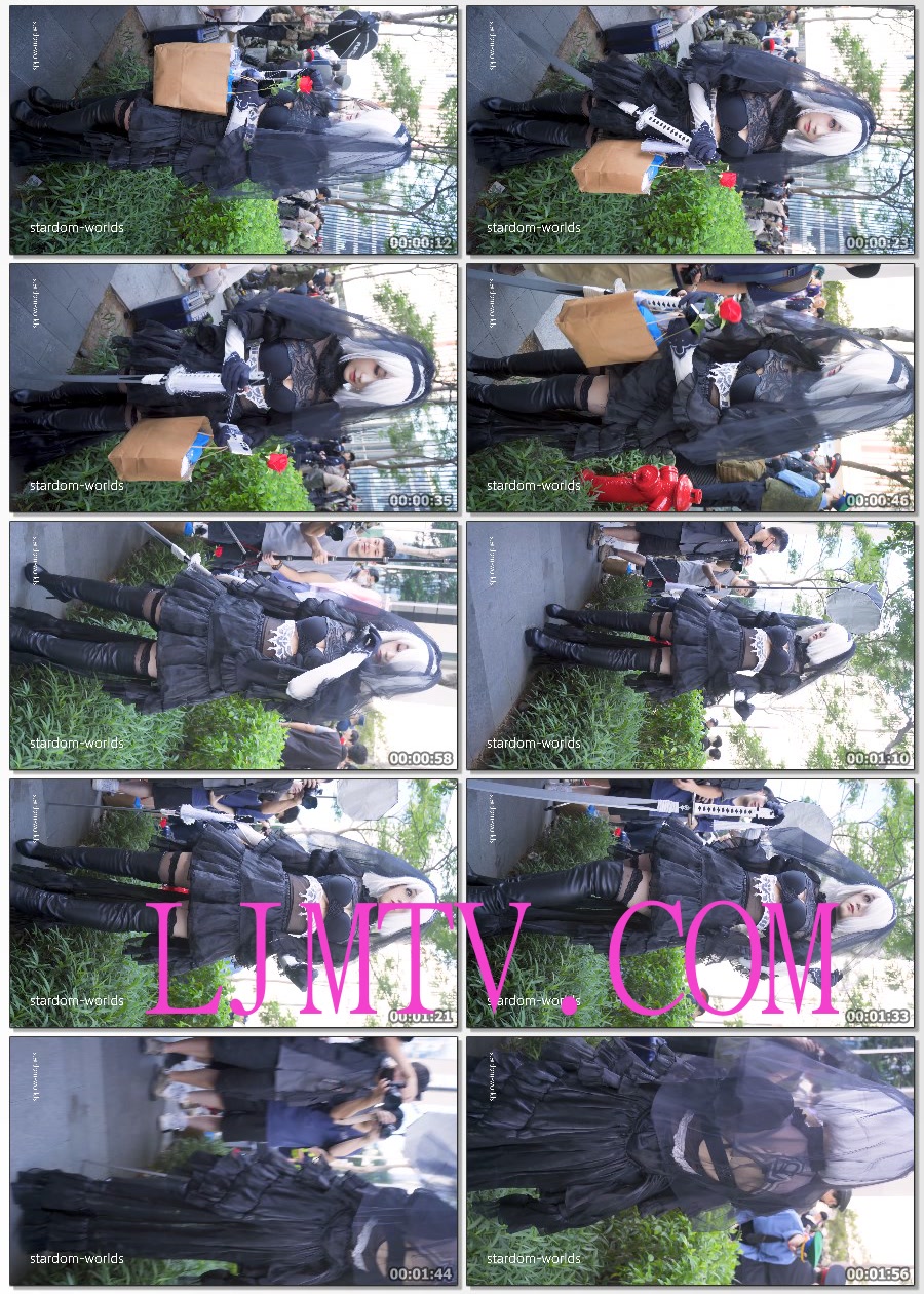 2024广州CICF漫展花嫁黑婚纱尼尔机械纪元NieRAutomataCosplayコスプレニーア