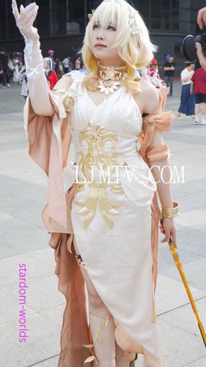 【崩壊スターレイル】アグライアCosplay阿格莱雅崩坏星穹铁道2025东莞五一漫展次元结界