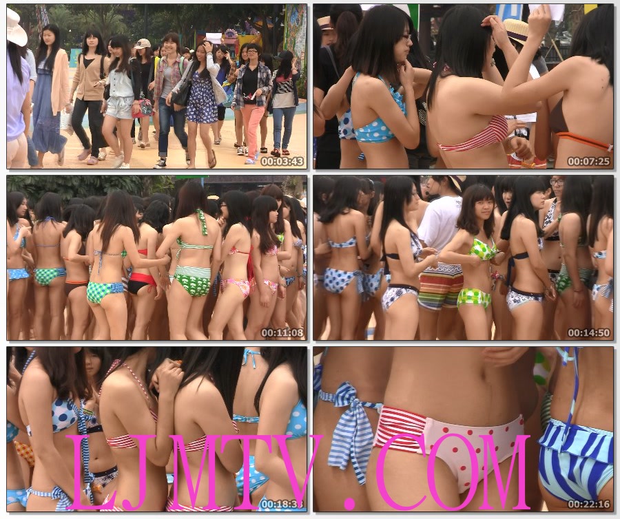 2013万人比基尼美眉水上乐园闯关比赛-1
