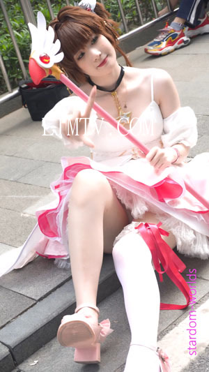 木之本桜コスプレ魔卡少女樱木之本樱cosplay萤火虫漫展