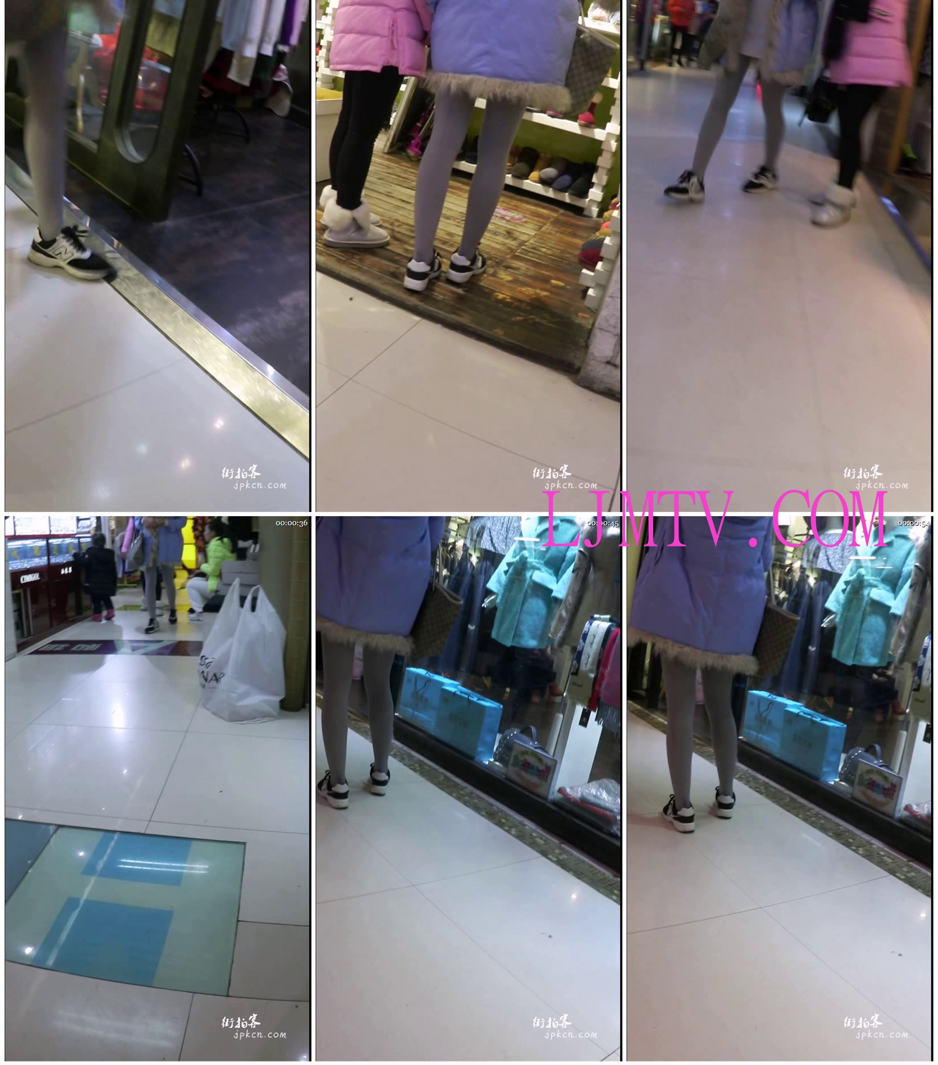 街拍客精选紧身裤热裤全集视频701-800-灰丝美腿少女