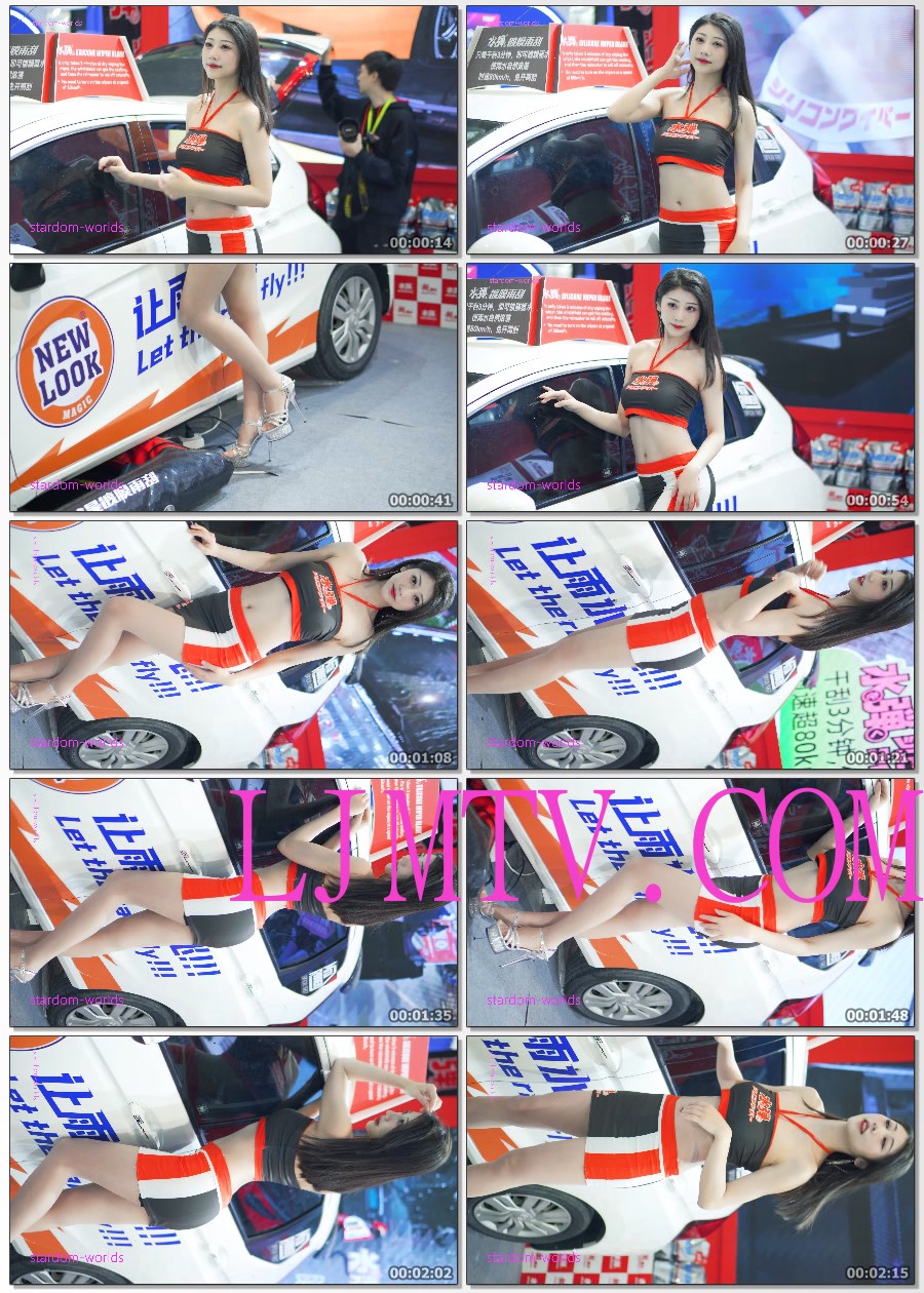 2024深圳改装车展美女车模车展模特-1AutoShowRacingModel