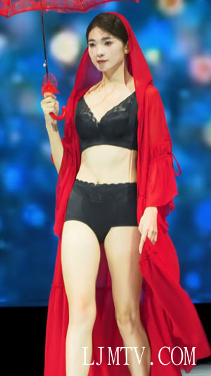 2023广州内衣展瑞法斯美女模特内衣秀Show下着モデル