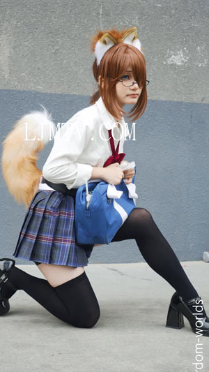 制服美少女cosplay玉藻の前コスプレ2024广州萤火虫漫展
