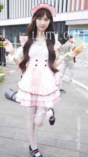 2025萤火虫漫展可爱甜妹女仆メイドコスプレCosplay