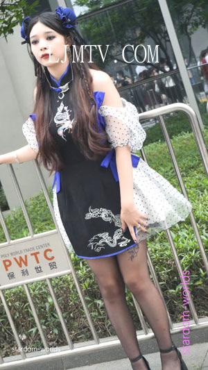 中华风旗袍美少女cosplayコスプレ2023萤火虫漫展
