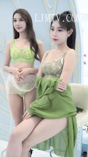 2024深圳内衣展歌彩妮2性感美女模特内衣秀Show下着モデル