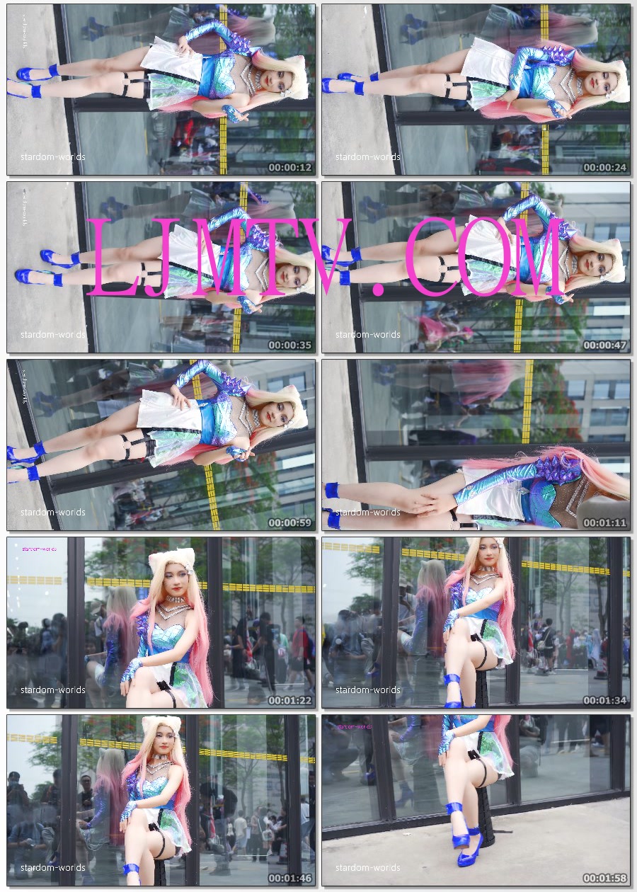 2024五一萤火虫漫展女团阿狸Cosplayコスプレ