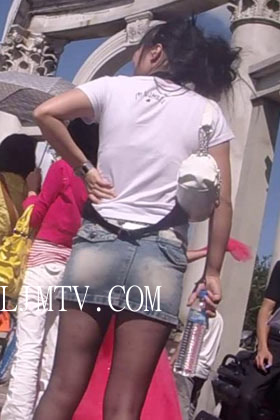 街拍客视频珍藏版丝袜美女专辑-黑丝女导游1