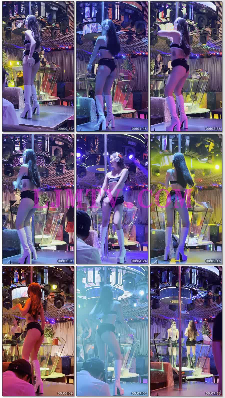 年轻妹子胸部飞机场吊带衫黑色热裤白靴舞蹈-4K视频