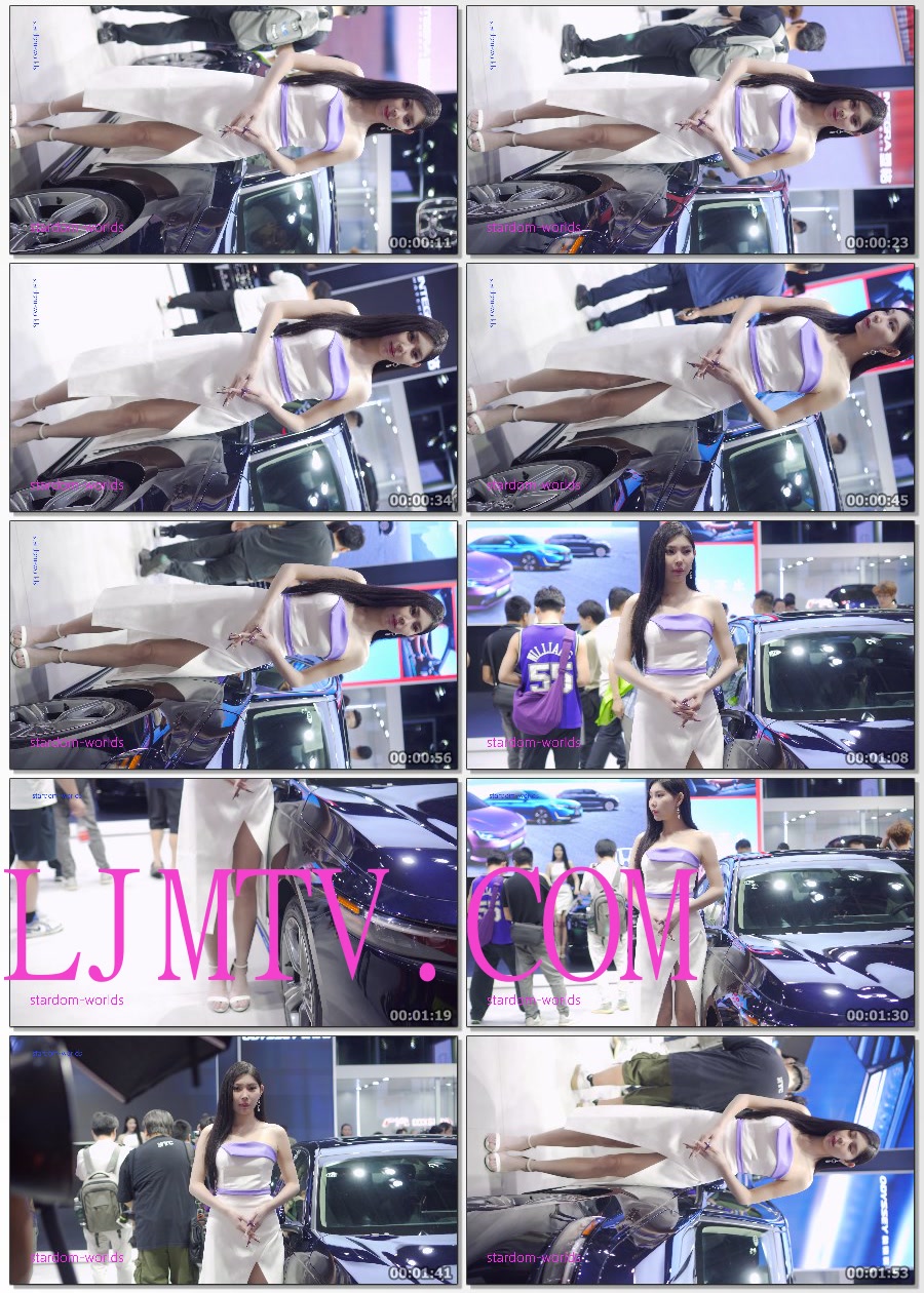2025东莞春季国际车展AutoShow美女模特车模1RacingModel