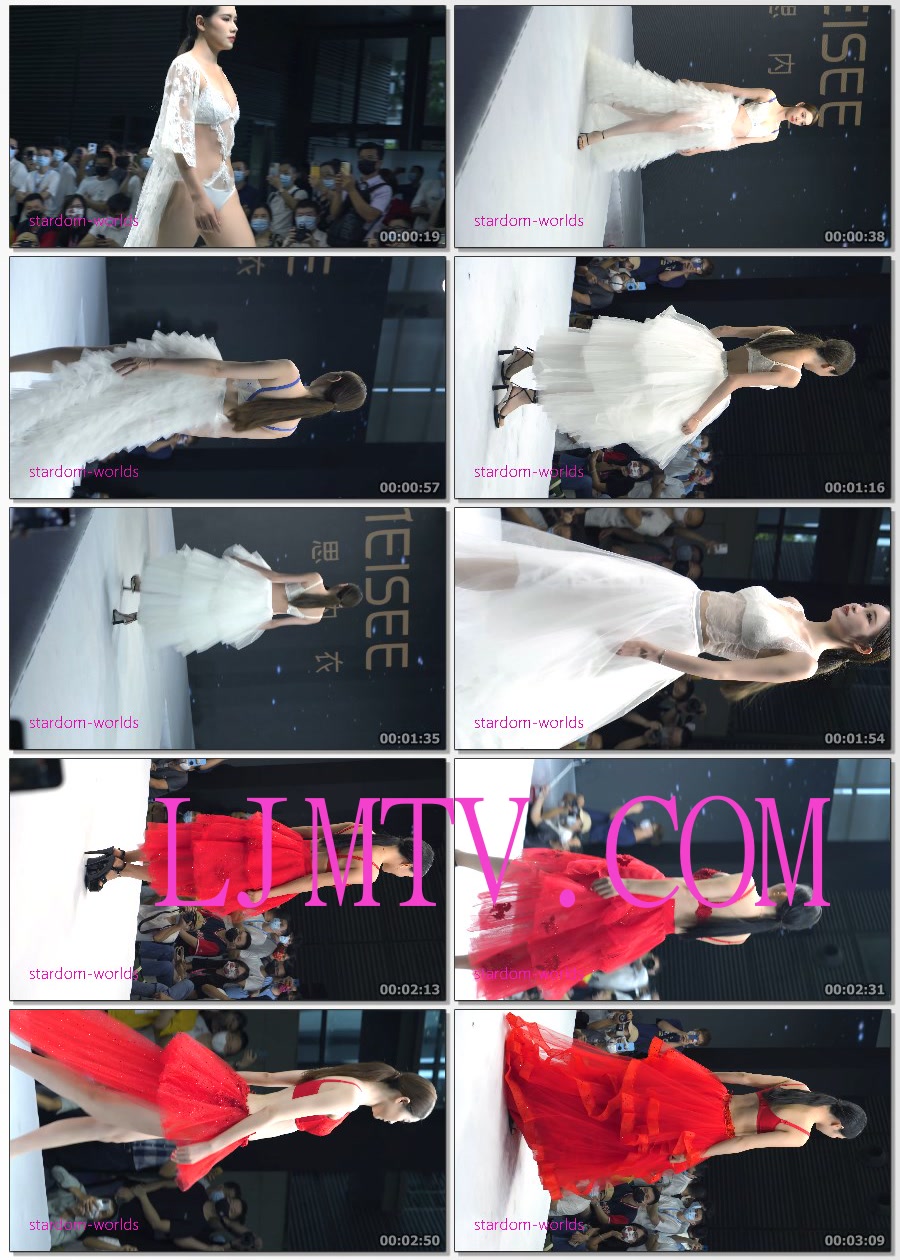2022深圳内衣展盐步内衣秀性感美女模特时尚秀场3Modelshow下着モデル