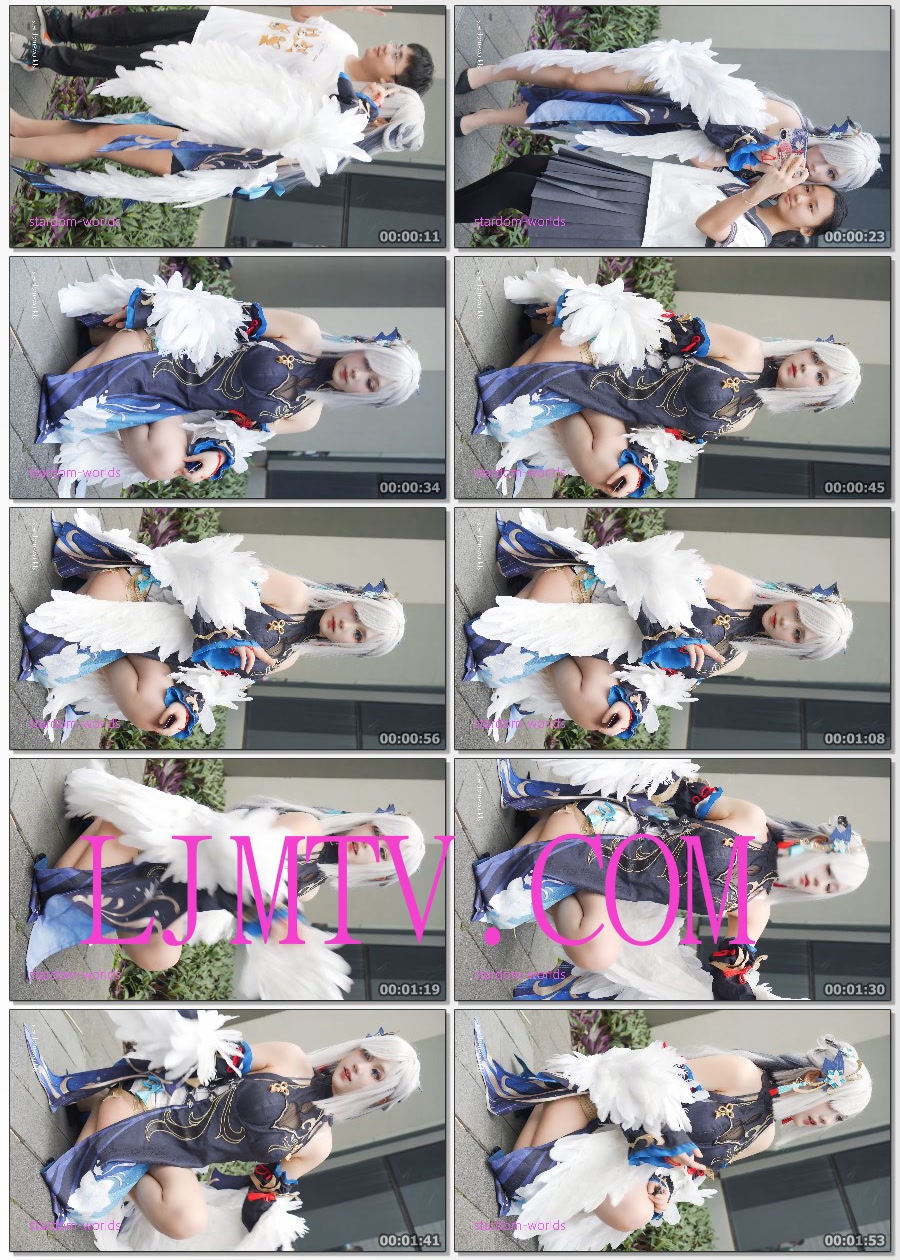 2024萤火虫漫展原神cosplay申鹤冷花幽露镜酱コスプレ