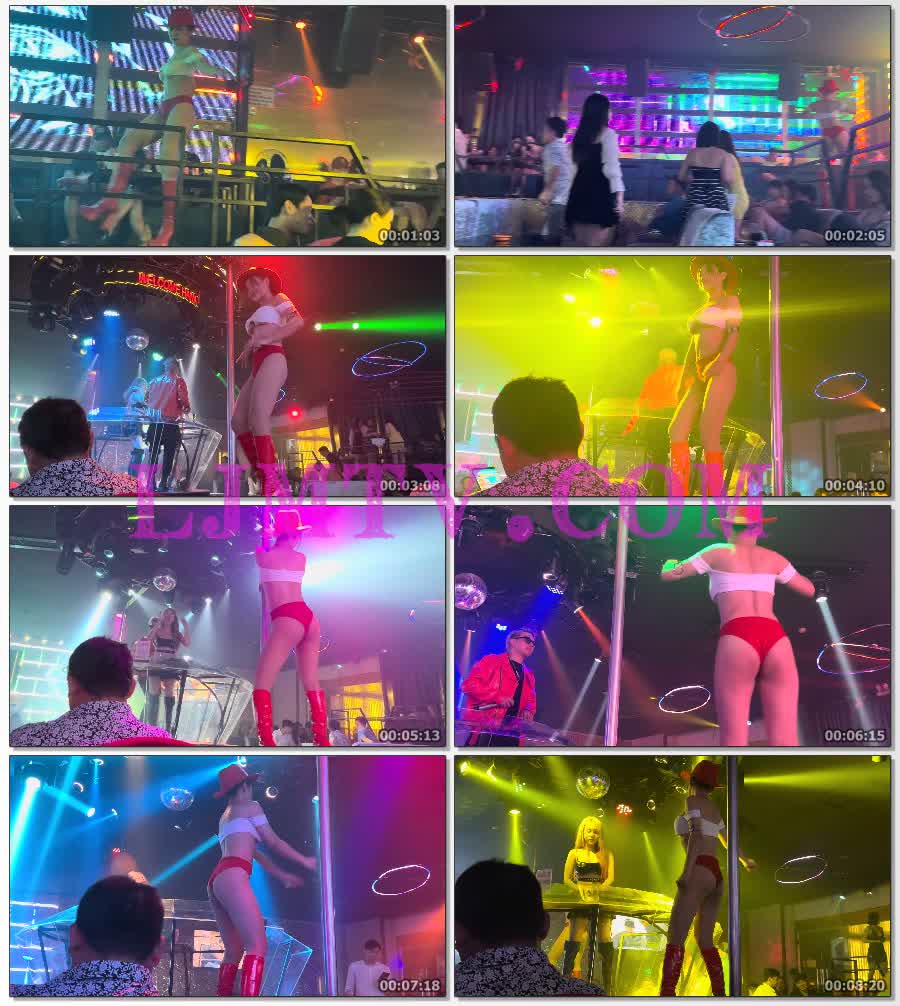 身材不错戴着飞碟帽的红色三角裤红皮靴热舞女人-4K视频