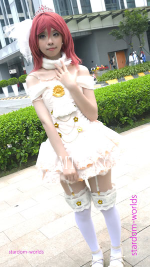 花嫁婚纱西木野真姬cosplayコスプレCICF2023广州漫展