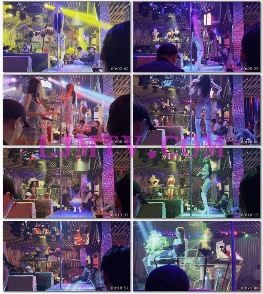 白靴夜店领舞身穿贴片短裙挂脖热舞-4K视频
