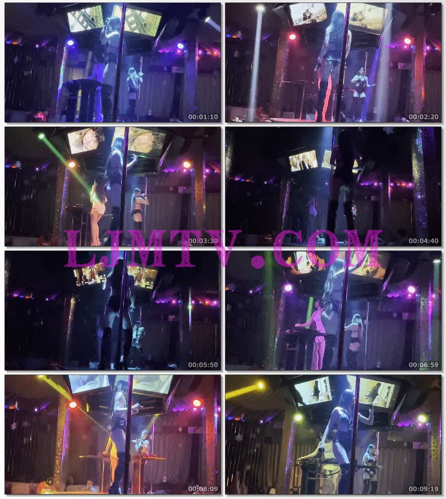 酒吧昏暗灯光下黑色长靴美腿的性感领舞-4K视频