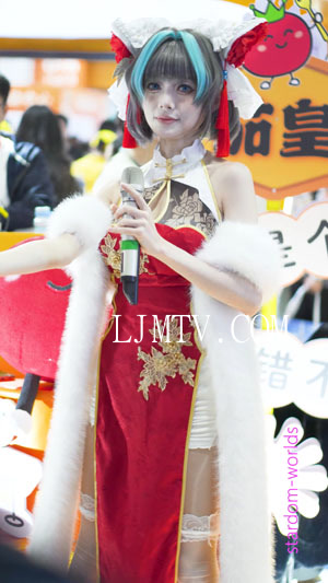 アズールレーンコスプレ柴郡旗袍cosplay漫滢2026萤火虫漫展