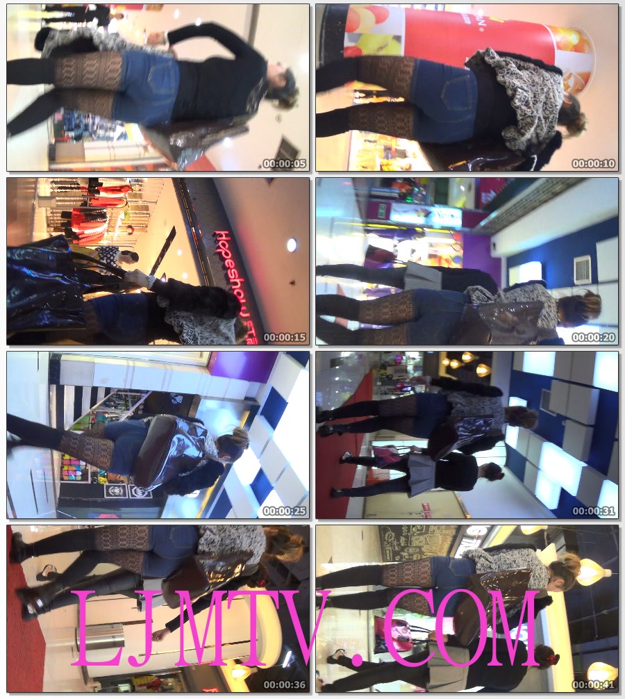 麋小鹿大师2013-2014街拍视频合集2-牛仔热裤大屁股口味重-02