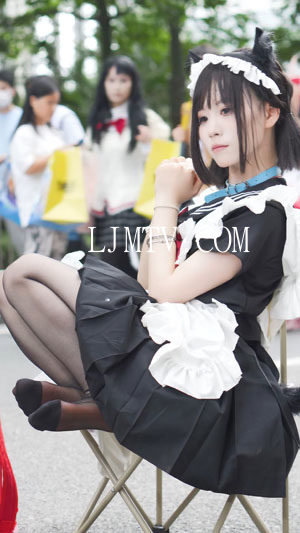 可爱猫女仆制服cosplayメイドコスプレ2024萤火虫漫展