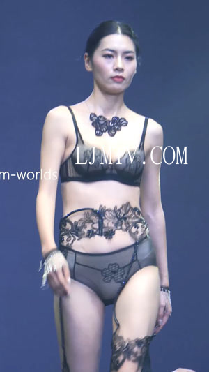 2023深圳内衣展盐步内衣秀梧桐本色美女模特时尚秀Show下着モデル