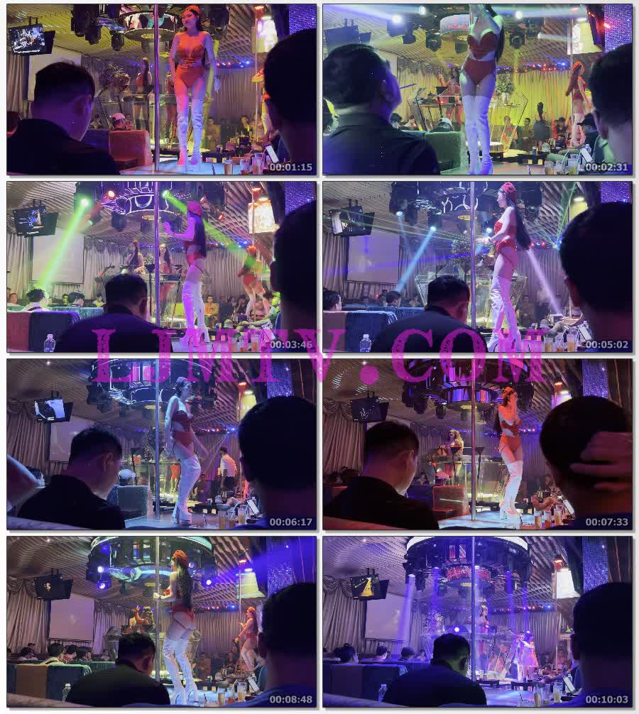 身材正点红色爱心裹胸绑带高腰裤过膝白色皮靴白嫩小美女-4K视频