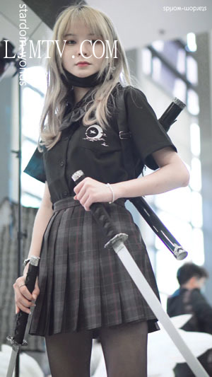 制服不良少女cosplayコスプレ2021深圳无限幻想漫展