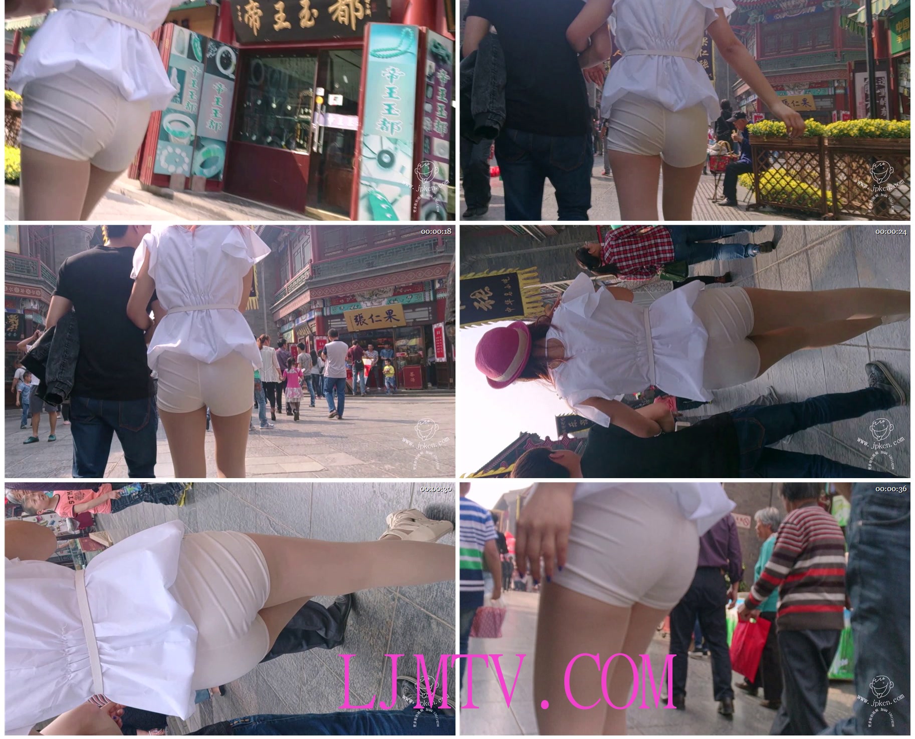 黑骑士大师街拍热裤系列-a00003-3