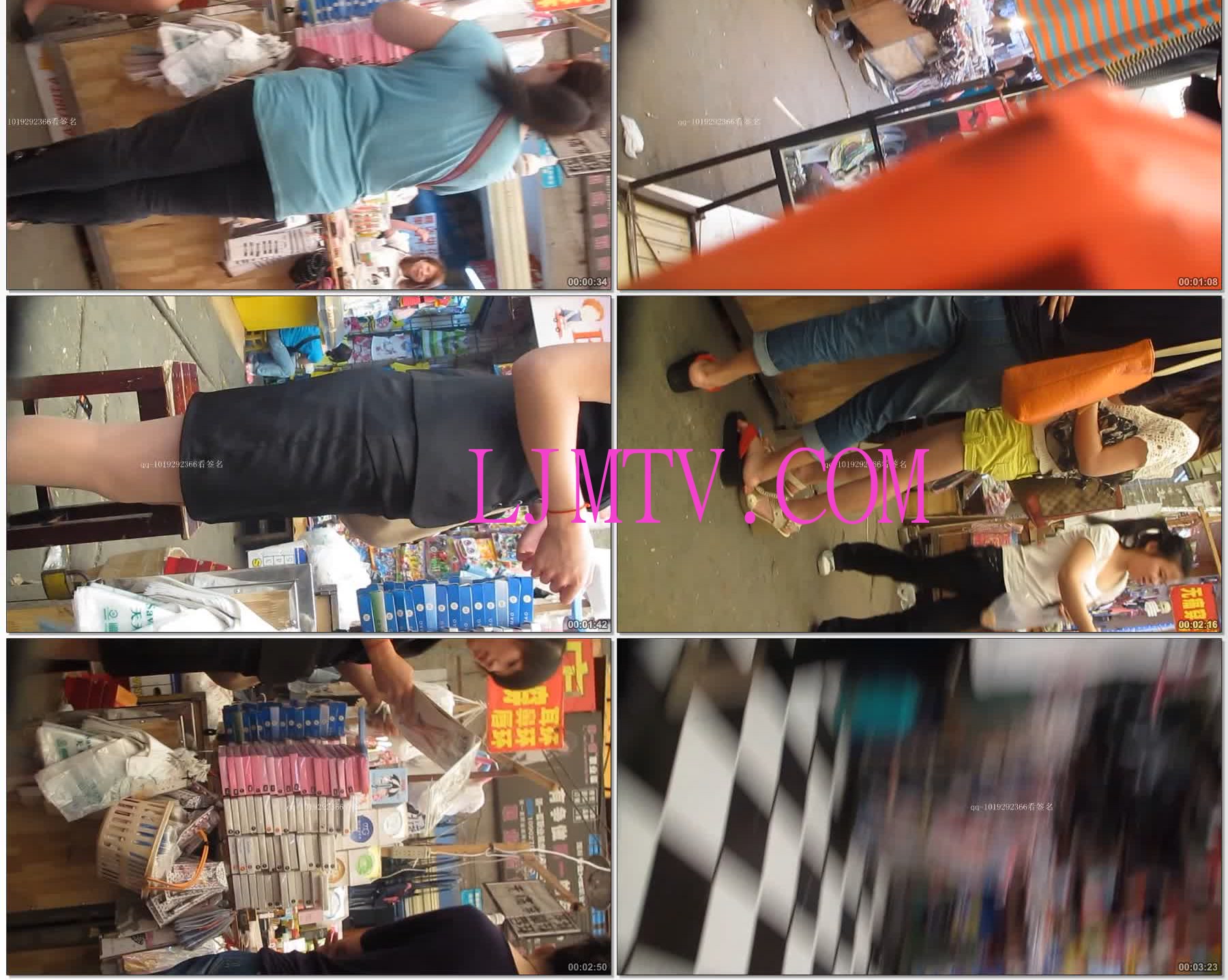 东厂街拍大忽悠买丝袜强袭抄底2013年4月-5.23