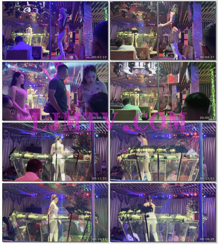 钢管舞后面的红色胸罩红色高腰裤白皮靴美腿女孩-4K视频
