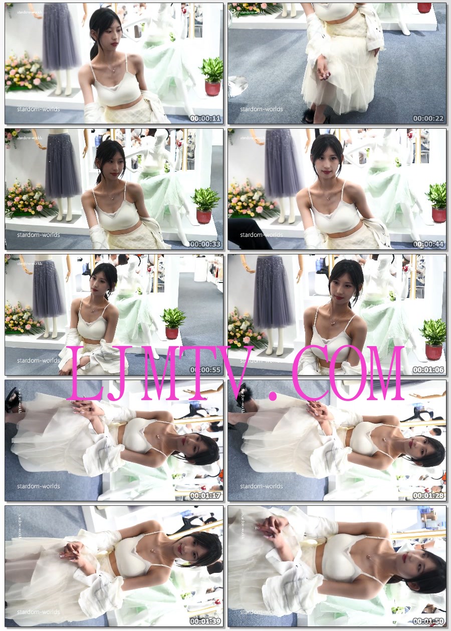 2024深圳内衣展安芝莎清纯美女模特内衣秀Show下着モデル