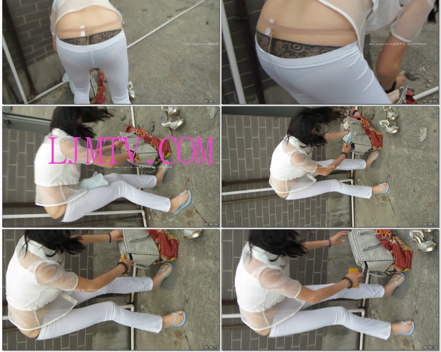 大忽悠2014.6.17【成功案例第208弹】172CM闷骚长腿少妇穿蕾丝NN裤袜紧身白裤完全映出来了PG很翘啊天台直接脱裤袜2014.6.17-2082(New1)
